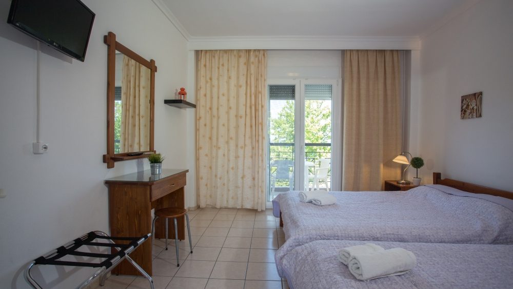 Olive tree garden shaded area - Theramvos Polychrono