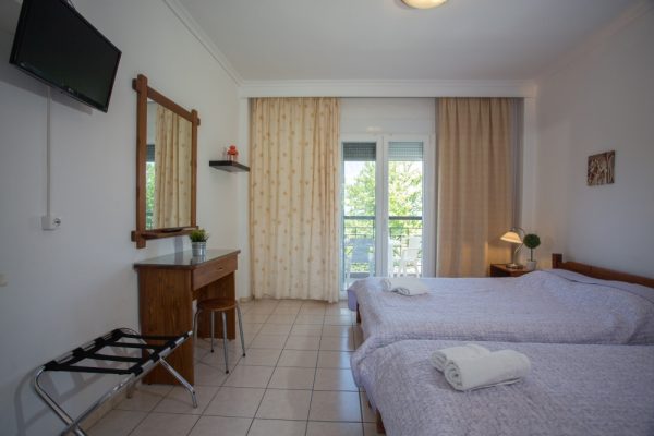 Olive tree garden shaded area - Theramvos Polychrono